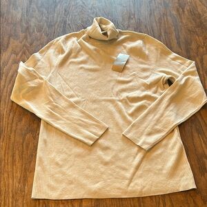 Chico's Light Taupe Turtleneck Sweater